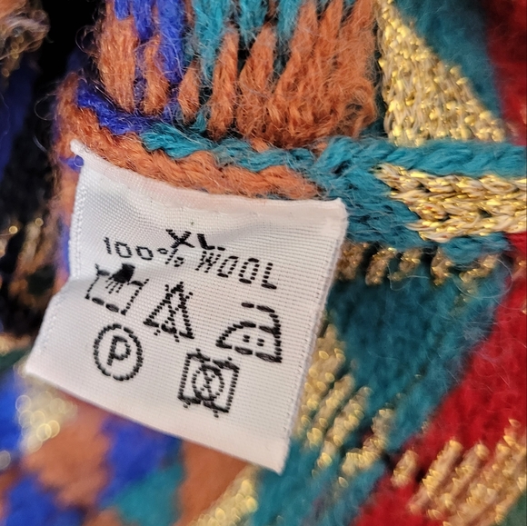 Vrikke of Norway Irene Haugland Zahl Designed Scandinavian Wool Cardigan XL - Picture 14 of 16